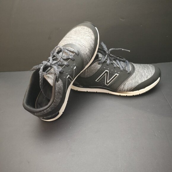 New Balance Cush Ladies Size 7.5 Grey & Black Lace Closure Sneakers - Picture 5 of 11